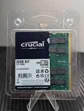 Crucial 32GB Kit (2 x 16GB) DDR4-3200 SODIMM Memory