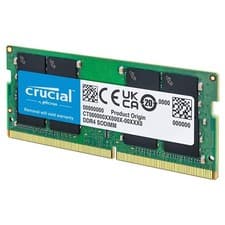 Crucial 32GB (1x32GB) DDR4-3200 SODIMM Laptop Memory RAM 3200MHz