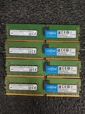 Lot 4 Crucial 16GB 2Rx8 PC4-2400T (DDR4-19200) DDR4 ECC Server Memory Ram