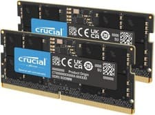 Crucial 32GB Kit (2x16GB) DDR5 4800MHz CL40 Laptop Memory CT2K16G48C40S5