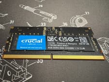 Crucial 8GB DDR5-5600 SO-DIMM Laptop RAM CT8G56C46S5.M4D1 PC5-44800 MEMORY 2524