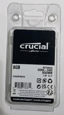 Crucial 8GB DDR4 2400 MHz PC4-19200 SODIMM 260-Pin Laptop Memory - Sealed