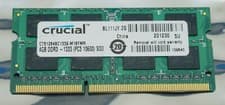 Crucial 4GB DDR3 laptop memory 10600 1333 CT51264BC1339.M16FMR