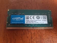 Crucial 8GB PC4-21300 (DDR4-2666) Memory (CT8G4SFS8266) 1x8gb Stick CL19 SO-DIMM