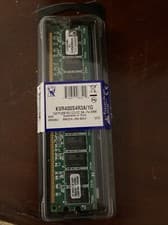 KVR400S4R3A/1G Kingston 1GB DDR Registered ECC PC-3200 400Mhz 1Rx4 Memory New