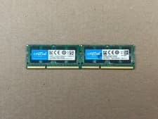 Lot of 2 Crucial CT51264BF160B 4GB DDR3-1600Mhz PC3-12800 SODIMM Memory RAM