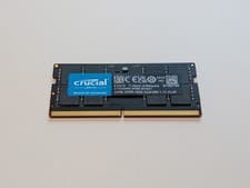 Crucial 32GB 1x32GB DDR5 4800 CL40 SO-DIMM Laptop Memory 1.1v