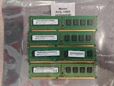 Micron 16 GB (4x4GB) PC3L-12800 Desktop Memory RAM