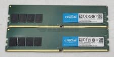 Crucial 2 x 8GB DDR4 PC4-25600 DDR4-3200 Desktop UDIMM Memory CT8G4DFRA32A.C8FP