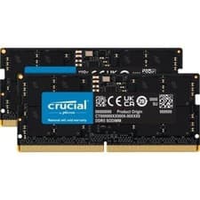Crucial 32GB Kit 2x16GB 262-Pin DDR5 SO-DIMM 4800 PC5-38400 Laptop Memory