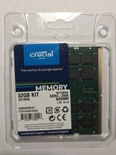 Crucial 32GB 16GB x 2 DDR4-2666 SO-DIMM 260-Pin Memory Kit CT2K16G4SFD8266
