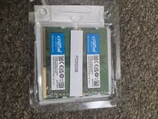 Crucial 32GB KIT 2 x 16GB DDR4 3200MHz PC4-25600 SODIMM Memory CT2K16G4SFRA32A