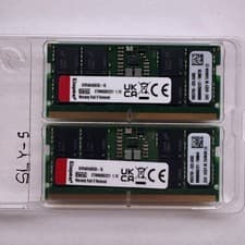 Kingston 32GB (2x16GB) DDR5-4800 1Rx8 CL40 SODIMM Memory KVR48S40BS8-16