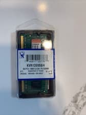 Kingston KVR13S9S8/4 1x4GB PC3-10600 DDR3-1333MHz Laptop Memory RAM 1.5V CL9