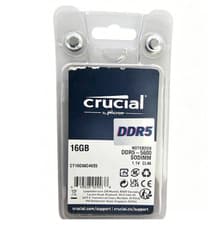 Crucial 16GB (1x16GB) DDR5-5600 CL46 SODIMM Laptop Memory CT16G56C46S5