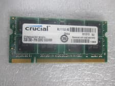 Crucial CT25664AC667.M16FH 2GB DDR2 PC-5300 Laptop RAM Memory -fully tested