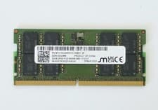 Micron 32GB (1x32GB) DDR5 5600  2Rx8 Non-ECC SODIMM Laptop Memory 