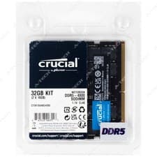 Crucial 32GB 2x16GB PC5-38400 Factory Sealed Laptop Memory RAM (CT2K16G48C40S5)