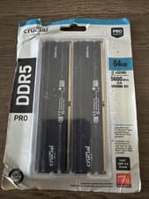 Crucial Pro 64GB 2x32GB DDR5 5600 CL46 XMP EXPO Desktop Memory