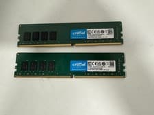 Crucial 32GB (2x16GB) DDR4-3200 MHz CL22 UDIMM RAM Memory Module CT16G4DFRA32A