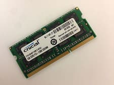 Crucial 4GB DDR3 1600 MHz PC3-12800 1.35V Laptop RAM Sodimm Memory DDR3L 1600 4G